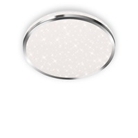 Kruhová - BRI 3403-018 LED stropní svítidlo hvězdné nebe, pr. 28 cm, 12 W, chrom - BRILONER