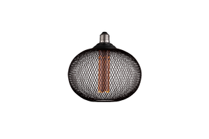 E27 - LED žárovka E27 2.5W ČERNÁ - ZLATÉ SKLO