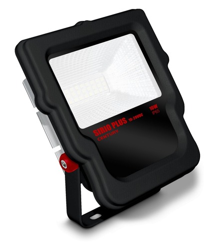 Reflektory - CEN SRP-102840 REFLEKTOR LED SIRIO PLUS 10W 4000K 780Lm 10-28V DC 120d 122x52x144mm IP65  - CENTURY - foto 1