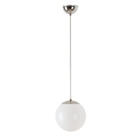 Koule - OS ISI72396 ISIS S1 PM závěsné plastové svítidlo nerez / bílá IP40 3000 K 8W LED - OSMONT