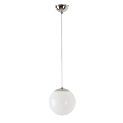 Koule - OS ISI72396 ISIS S1 PM závěsné plastové svítidlo nerez / bílá IP40 3000 K 8W LED - OSMONT - foto 1