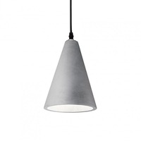 Kónická - ILUX 110424 Závesné svítidlo Ideal Lux Oil-2 SP1 cemento 110424 šedá - IDEALLUX