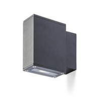 Nástěnná - RED R10355 Venkovní svítidlo DIXIE 2x3W vč. driveru černá 230V/700mA - RED - DESIGN RENDL