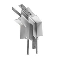 Lištové Magnetic SLV - LA 1006592 L-spojka mechanická 48 V TRACK, pro montážní lištu hlub., Stereo, bílá - BIG WHITE (SLV)