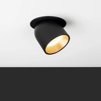 Kruhová - SLC 3234544 Zápustné svítidlo SLC Design Cup černá / zlatá 9W 3000K - TLG