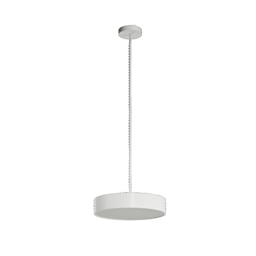 Kruhová - OS KRU60682 KRUGER P2 FOP závěsné plastové svítidlo bílá IP40 4000 K 24W LED - OSMONT - foto 1