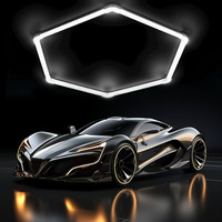 Lineární LED světla - Hexagon SET Lights 1HEX 42W s příslušenstvím