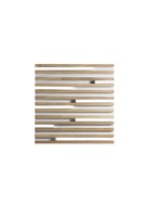 Dekorativní - FAN LED-KUMA-Q41-BCO Stropní LED svítidlo Kuma (bílá, dřevo) 24 W, nastavitelná CCT 2700 / 3200 / 4000 K, 41 x 41 x 5,2 cm - FANEUROPE