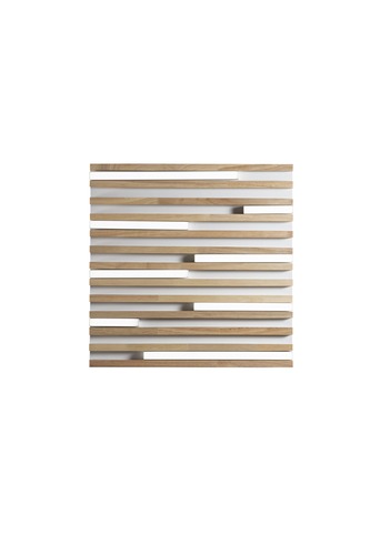 Dekorativní - FAN LED-KUMA-Q41-BCO Stropní LED svítidlo Kuma (bílá, dřevo) 24 W, nastavitelná CCT 2700 / 3200 / 4000 K, 41 x 41 x 5,2 cm - FANEUROPE - foto 1