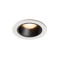 Kruhová - LA 1003787 NUMINOS® DL S vnitřní LED zápustné stropní svítidlo bílá/černá 2700 K 55° včetně listových pružin - BIG WHITE (SLV)
