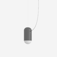 Válec - LU ZL.L1.C20.47M DALI2 Závěsné svítidlo CAPSULE 7,4W LED 3000K sklo šedá opál DALI ZL.L1.C20.47L - LUCIS