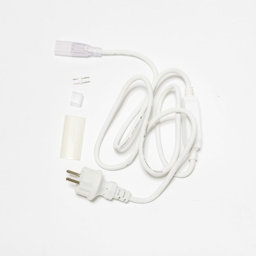 Příslušenství - DLED 2DNAC01 DecoLED Napájecí kabel pro dvoustranný LED Neon, IP67, 1,5 m, bílý 2DNAC01 - foto 1