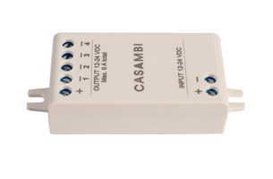 Ovladače a stmívače pro jednobarevné LED pásky - IMPR 843037 Casambi řídící jednotka Bluetooth řídící jednotka CBU-PWM4 12-24V DC - LIGHT IMPRESSIONS