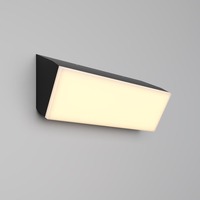 Nástěnná - M O436WL-L20GF3K Nástěnné svítidlo Brick 3000K 20W teplá bílá 1600lm černý hliník IP54  - MAYTONI