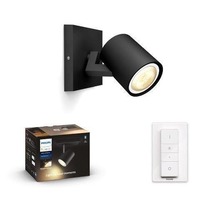 Bodová - PH 8720169320710 Hue WA Runner bodové LED svítidlo GU10 5W 350lm 2200-6500K IP20 černá +ovladač - PHILIPS