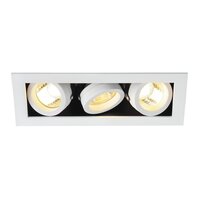 Hranatá - LA 115531 KADUX GU10 III matná bílá 230V GU10 3x50W - BIG WHITE (SLV)