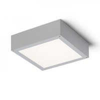 Přisazená - RED R10552 SCOTT stropní stříbrnošedá 230V SMD LED 9.8W IP54 3000K - RED - DESIGN RENDL