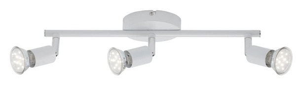 Bodová - BRI 2767-036 Bodové svítidlo 38,5 cm 3xGU10 9W 750lm bílé - BRILONER