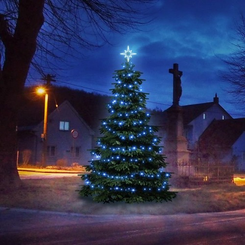 SADY na stromy - DLED TRS101B LED světelná sada na stromy vysoké 3-5m, modrá - foto 1