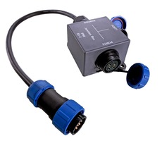 Příslušenství - IMPR 730301 Venkovní rozdělovník Weipu dvojitý kabel 30cm 4- pólový IP67 2 - LIGHT IMPRESSIONS
