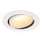 Kruhová - LA 1003737 VÝPRODEJ NUMINOS® MOVE DL XL vnitřní LED zápustné stropní svítidlo bílá/bílá 3000 K 40° otočné a výkyvné - BIG WHITE (SLV)