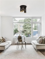 Dekorativní - NV 9555811 Stropní svítidlo ZANE černý kov zvenku zlatý kov uvnitř E14 3x5W 230V IP20 bez žárovky - NOVA LUCE