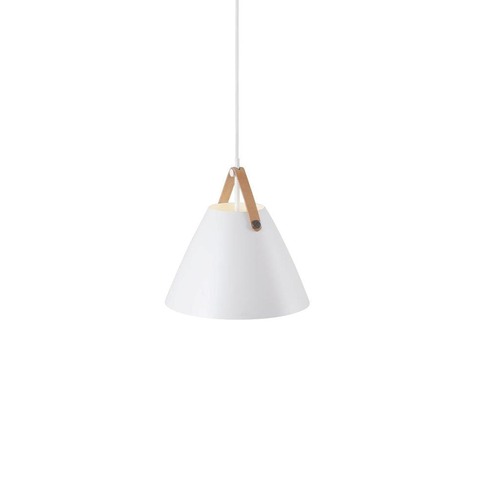 Kónická - NOR 84333001 Závěsné svítidlo Strap 27 1x40W E27 bílá - NORDLUX - foto 1
