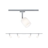 Sady - P 96898 URail sada Blossom satén matný chrom bez zdroje světla max. 4x10W G9 - PAULMANN