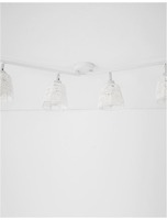 Bodová - NV 9155424 Bodové svítidlo SION bílý kov bílý kabel E14 4x5W 230V IP20 bez žárovky - NOVA LUCE
