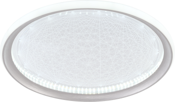 LED stropní svítidla - LED stropní svítidlo CCT 42W Silver+CR stmívatelné + dálkové ovládání