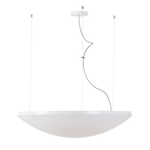 Kruhová - OS TIT66851 TITAN L5 závěsné plastové svítidlo bílá IP40 4000 K 98W LED - OSMONT - foto 1