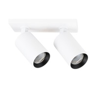 Hranatá - SLC SLC1365 Vestavné stropní LED svítidlo Art 2x10 W 220-240 V 3000 K stmívatelné 36° Ra90 bílé - TLG