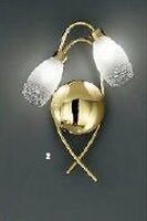 Dekorativní - OR WA 2-1149/2 MOSA Nástěnné svítidlo 2x28W G9 mosaz, výška 38cm - ORION