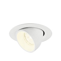 Kruhová - LA 1010072 NUMINOS® GIMBLE XS Stropní vestavné svítidlo, 4000 K, 20°, IP20, kulaté, bílé - BIG WHITE (SLV)