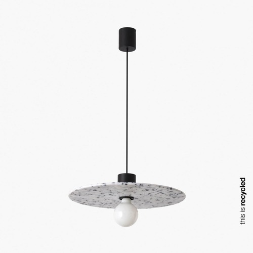 Dekorativní - FARO 68600-51 CONFETTI 400 závěsné svítidlo, recyklovaný marmoreal, pr. 45cm - FARO - foto 1