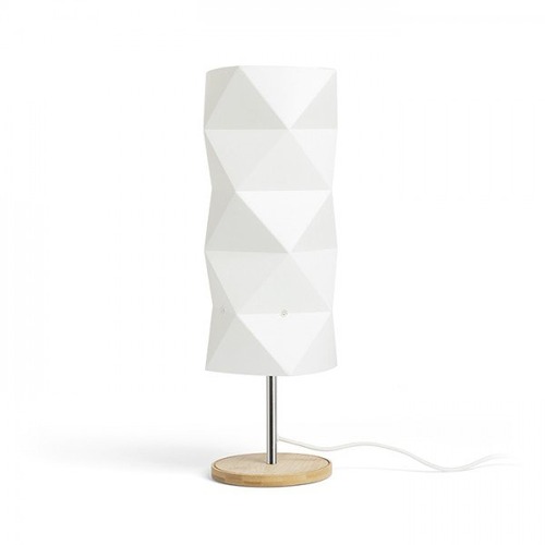 Stolní lampy dekorační - RED R13320 ZUMBA stolní bílé PVC/dřevo/chrom 230V E14 11W - RED - DESIGN RENDL - foto 1