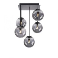 Vícečetná - LD 14602-18 Svítidlo stropní BIG WIDOW LED, černá, jednoduché, nadčasové, 5 ramenné - LEUCHTEN DIREKT / JUST LIGHT