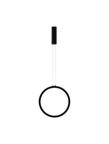 Kruhová - NV 9070165 Závěsné svítidlo CHANGE černý hliník a akryl LED 25W 230V 3000K IP20 stmívatelné - NOVA LUCE - foto 1