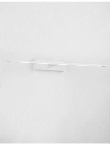 K zrcadlu - NV 9053201 Nástěnné svítidlo nad zrcadlo MONDRIAN bílý hliník a akryl LED 20W 220-240V 3000K IP44 - NOVA LUCE - foto 1