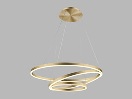 Závěsné - Závěsné svítidlo CIRCLE 3 P-Z, G DALI/PUSH 136W 2700K/3000K/4000K, DALI/PUSH, TRIAC