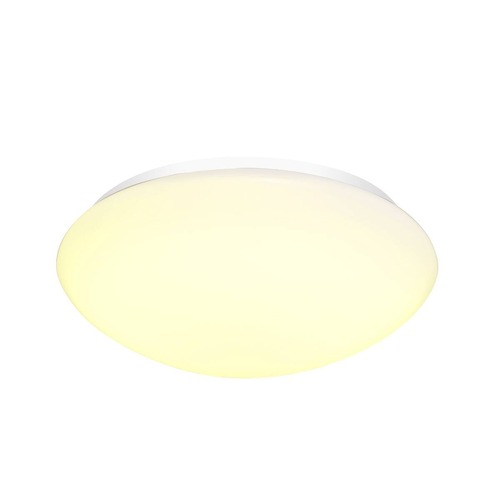 Nástěnná - LA 1002021 LIPSY 40 Dome, LED, venkovní nástěnné a stropní nástavbové svítidlo, bílá, IP44, 3000/4000K - BIG WHITE (SLV) - foto 1