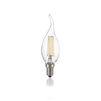 E14 - ILUX 153940 LAMPADINA CLASSIC E14 4W COLPO DI VENTO TRASP 4000K - IDEALLUX