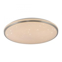 Kruhová - LD 14295-55 LED stropní svítidlo KYLE, ocel, kruhové, stmívatelné, hvězdné nebe, 49 cm, krokově stmívatelné, 3000K - JUST LIGHT