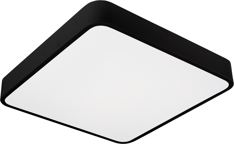 LED stropní svítidla - Stropní světlo LED Černé tělo - čtvercové - foto 1