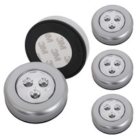 Přisazená - BRILO 2633-054 LED skříňkové svítidlo pr. 6,8 cm 15x0W titan - BRILO
