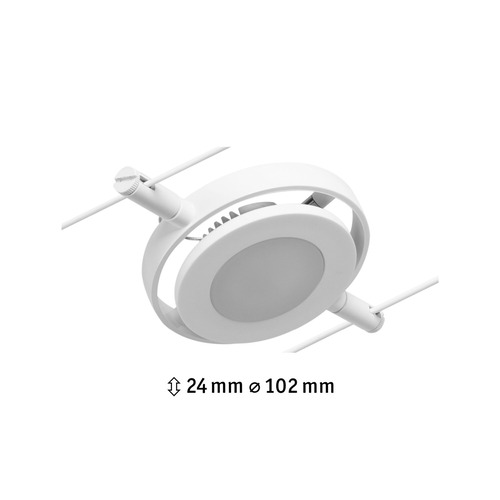 Svítidla - P 94417 LED lankový systém RoaMac spot 4,5W 3000K 12V bílá mat/chrom - PAULMANN - foto 1