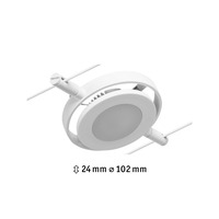 Svítidla - P 94417 LED lankový systém RoaMac spot 4,5W 3000K 12V bílá mat/chrom - PAULMANN