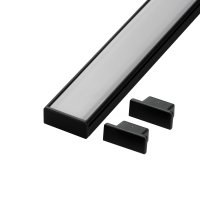 Difuzory a koncovky - Koncovka profilu N14C černá