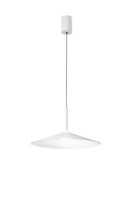 Kónická - FAN LED-KHAN-S48-BCO Závěsné LED svítidlo Khan (bílá), 18 W, nastavitelná CCT 2700 / 3500 K, 48 x 200cm - FANEUROPE