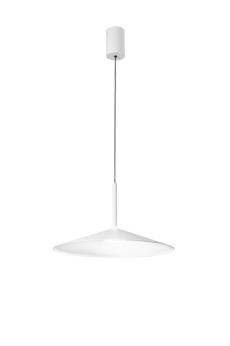 Kónická - FAN LED-KHAN-S48-BCO Závěsné LED svítidlo Khan (bílá), 18 W, nastavitelná CCT 2700 / 3500 K, 48 x 200cm - FANEUROPE - foto 1